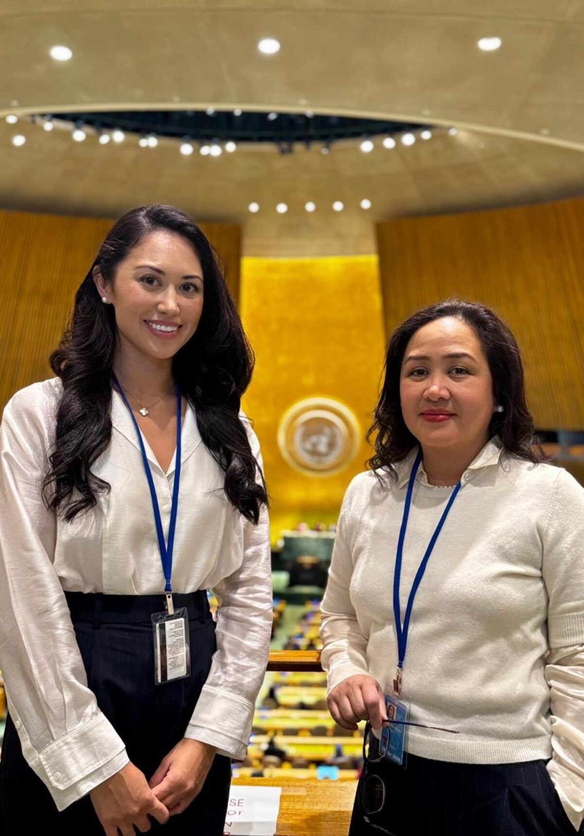 WOW women at the United Nations General Assembly hall in New York