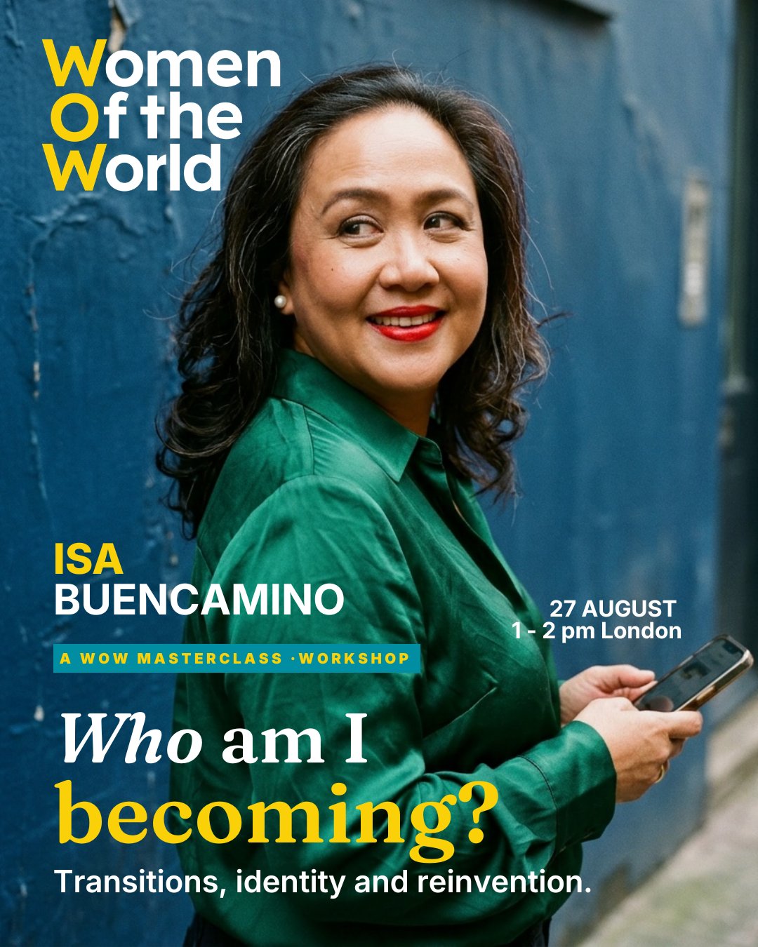 WOW Masterclass, August, poster
