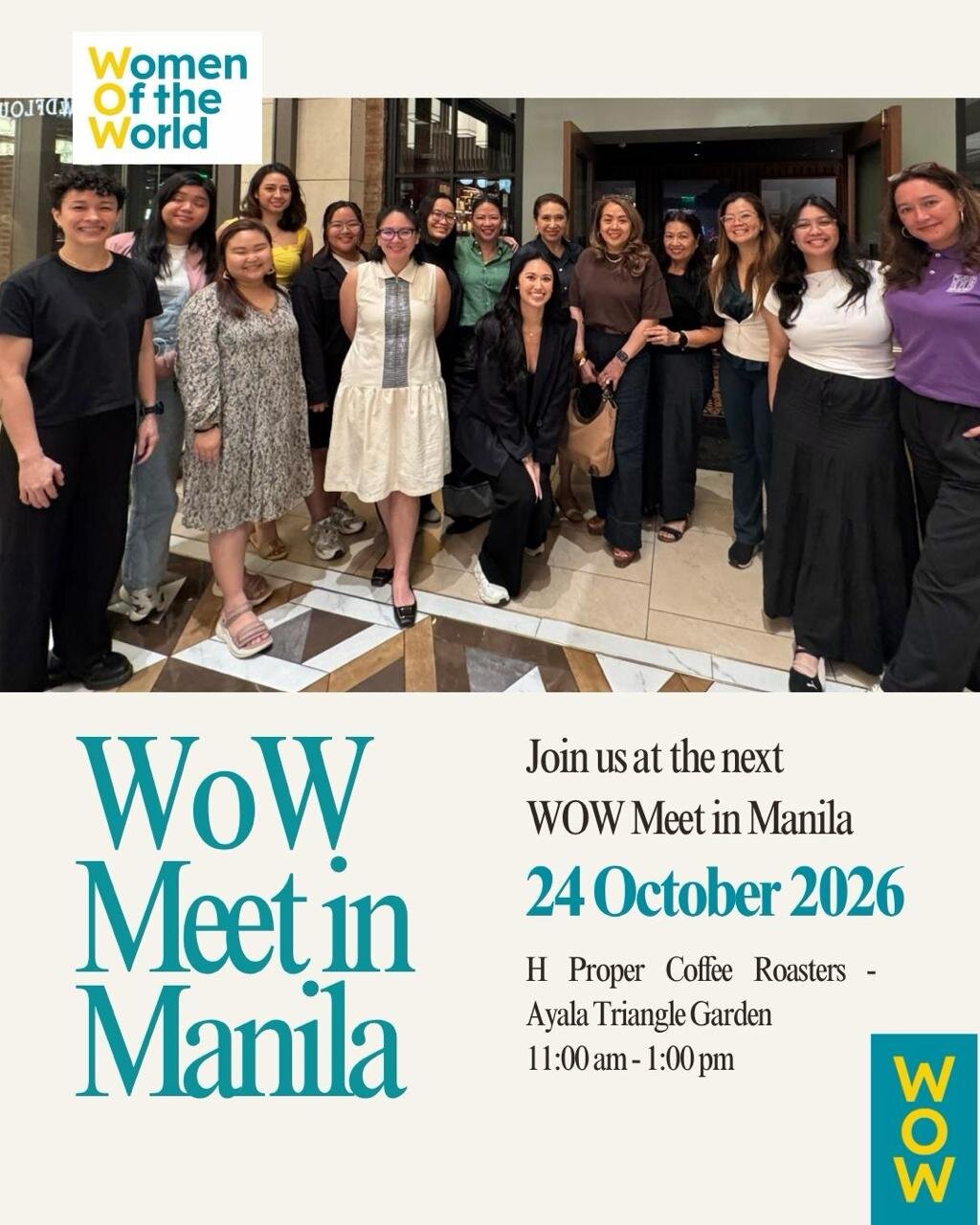 WOW Meet in Manila, poster