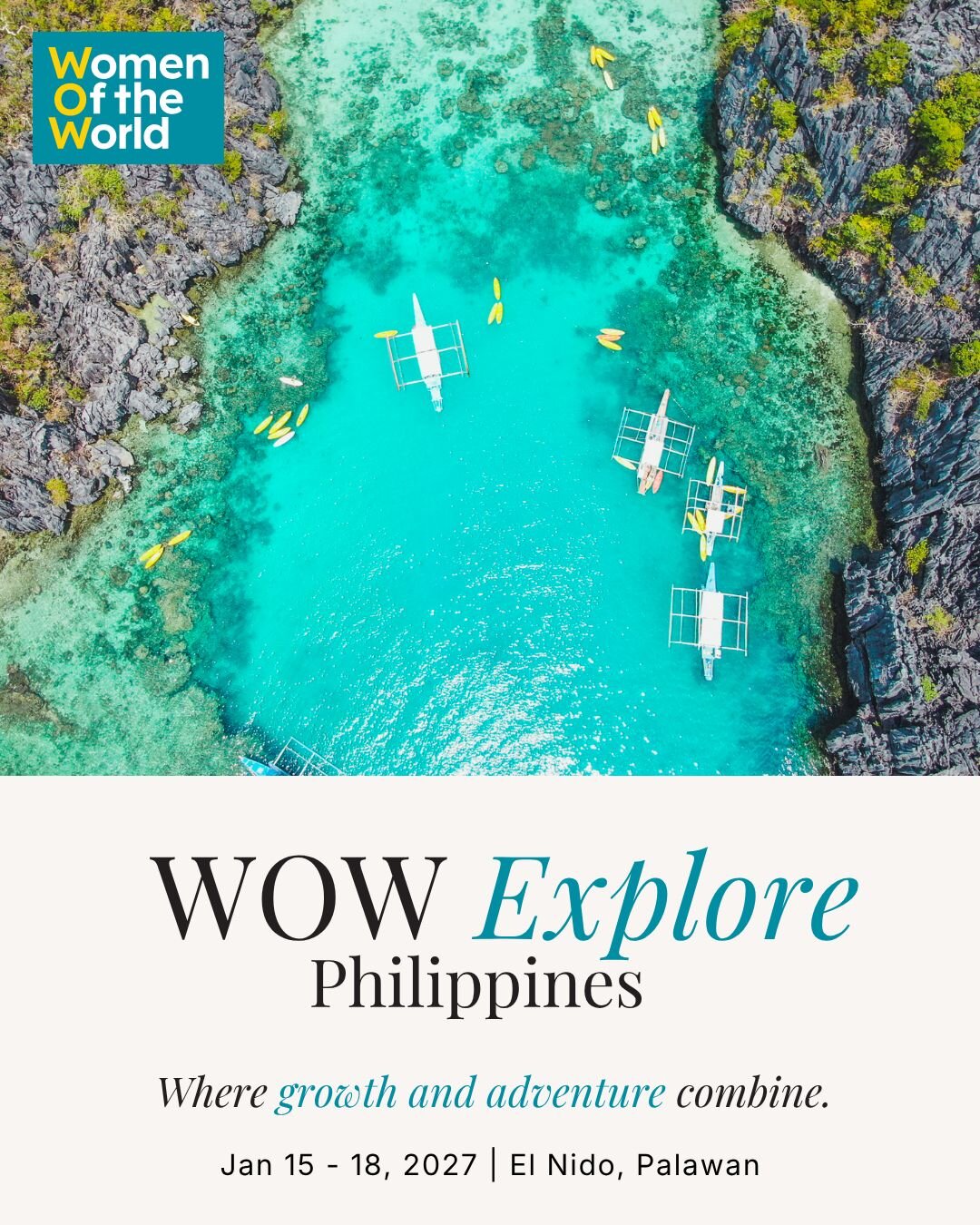 WOW Explore Philippines, El Nido, poster